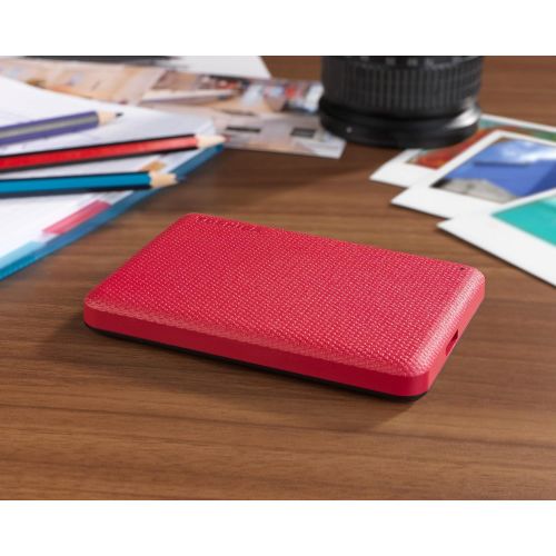  Toshiba Canvio Advance 2TB Portable External Hard Drive USB 3.0, Red - HDTCA20XR3AA