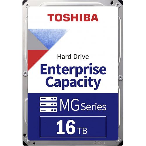  Toshiba MG08 16TB Enterprise Desktop Hard Drive - SATA 6.0Gb/s, 7200 RPM, 512MB Cache, 512e, 3.5 Internal HDD - MG08ACA16TE, BROAGE HDMI Cable