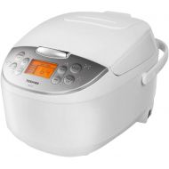 [아마존베스트]Toshiba TRCS01 Cooker 6 Cups Uncooked (3L) with Fuzzy Logic and One-Touch Cooking, Brown Rice, White Rice and Porridge