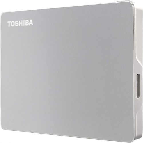  [아마존베스트]Toshiba Canvio Flex 2TB Portable External Hard Drive USB-C USB 3.0, Silver for PC, Mac, & Tablet - HDTX120XSCAA