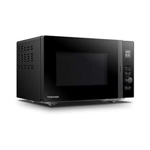  [아마존베스트]Toshiba MV-AM20T(BK) Microwave / Solo Microwave - 20 L / 800 W / 5 Power Levels / 12 Automatic Programs / Enamel Interior / Easy to Clean / Defrost Function / Glass Turntable (24.5