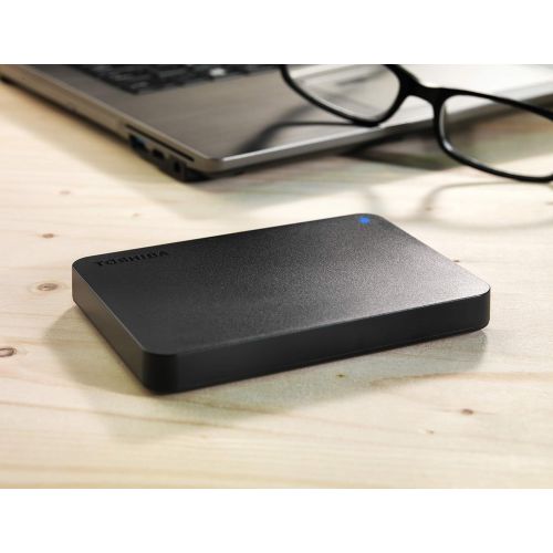  Toshiba Canvio Basics 1TB Portable External Hard Drive USB 3.0, Black - HDTB410XK3AA