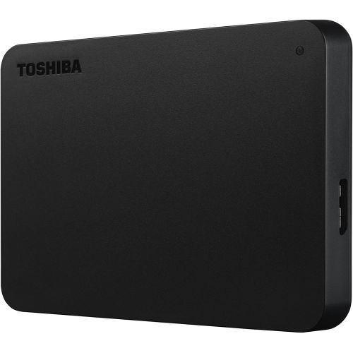  Toshiba Canvio Basics 1TB Portable External Hard Drive USB 3.0, Black - HDTB410XK3AA