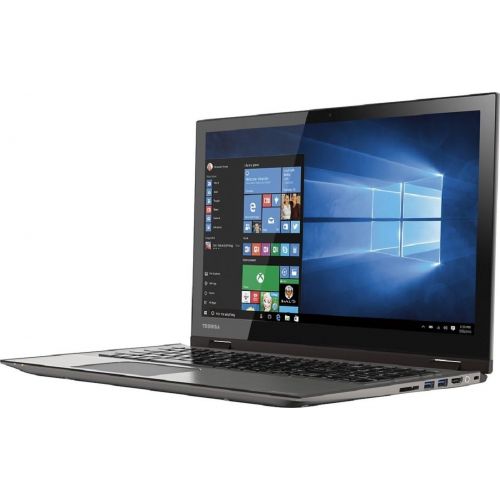  Toshiba - Satellite Radius 2-in-1 15.6 4K Ultra HD Touch-Screen Laptop - Intel Core i7 - 12GB Memory - 1TB Hard Drive - Carbon Gray