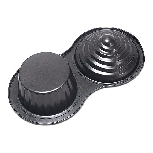  Tosnail 2 Pack Non-stick Giant Cupcake Pan, Jumbo Muffin Pan, Large Cupcake Mold for Birthday Party