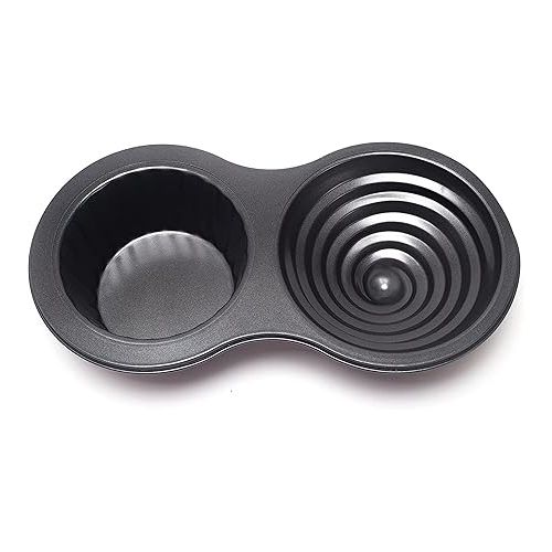  Tosnail 2 Pack Non-stick Giant Cupcake Pan, Jumbo Muffin Pan, Large Cupcake Mold for Birthday Party