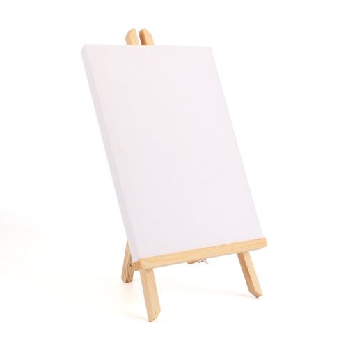  Tosnail 12 x 9 Canvas & 16 x 9 Easel Set Painting Craft Drawing Art Decoration Sets