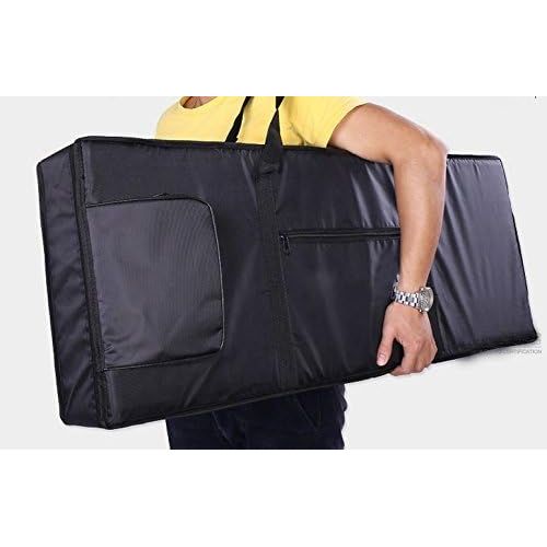  [아마존베스트]Tosnail 61-note Keyboard Gig Bag Piano Case Padded with 6mm Cotton - 39 x 16 x 6 (61 Note Keyboard)