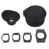 Tosuny DSLR Viewfinder LCD Viewfinder, Lightweight Folding Camera 1.3X Magnifier Viewfinder Eyecup Adapter for DSLR Cameras