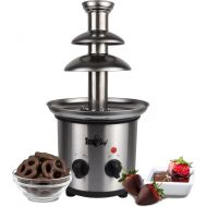 [아마존베스트]Total Chef TCCSF-02 Stainless-Steel 2-Tier Chocolate Fountain