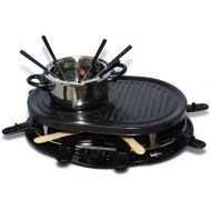 Total Chef TCRF08BN 8-Person Raclette, Black