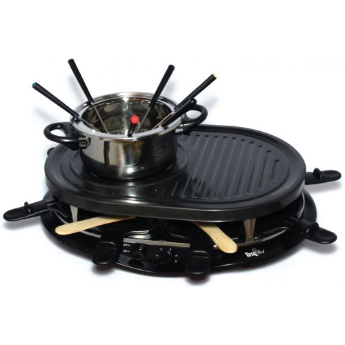  Total Chef TCRF08BN 8-Person Raclette, Black