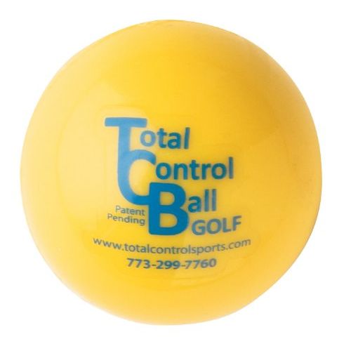  Total Control Sports Golf Ball with Blue Dot (Pack of 6), Yellow