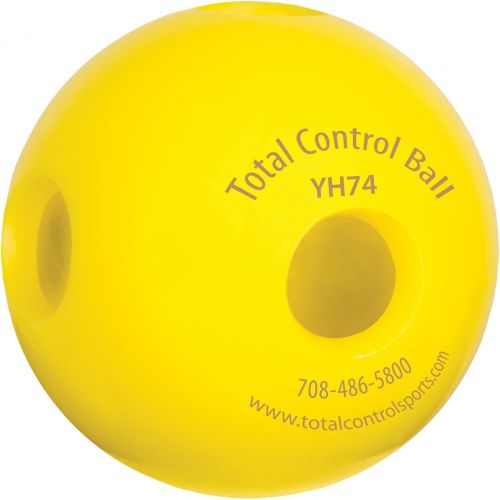  Total Control Sports Hole Ball (Pack of 48), Yellow