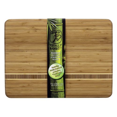  Totally Bamboo 20-1830 Martinique Bamboo Cutting Board, 15-In.
