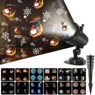 [아마존 핫딜] Totobay Christmas Projector Lights, Ocean Wave LED Light Projector Dynamically Changing Colorful Landscape Lights Waterproof Outdoor Indoor Xmas Party Yard Garden Decorations