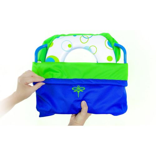  Tottigo Pack n Potty Travel Potty Seat - An All-in-one Solution for Public Restrooms (Royal)