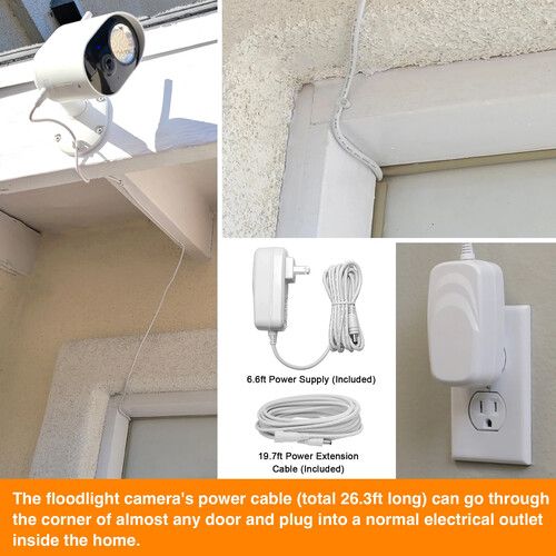  Toucan TSLC10W 1080p Outdoor Floodlight Security Camera with Night Vision & Radar Motion Detection