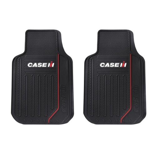  International Harvester Case IH Heavy Duty 2-Piece 27 in. x 18 in. Vinyl Car Mats HAS-100KIT and Toucan City Flexible Static Duster