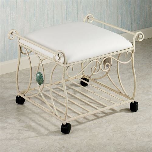  Touch of Class Sea Breeze Vanity Stool Sand