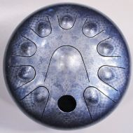 /Etsy TouchToneTanks G minor scale 10 note 12 inch tank hank drum steel tongue handpan