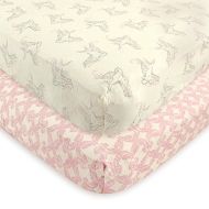 Touched by Nature Unisex Baby and Toddler Organic Cotton Crib Sheet, Bird, One Size