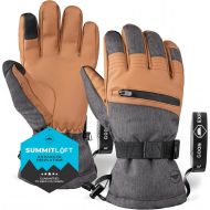 Tough Outdoors Ski & Snow Gloves - Cold Weather Waterproof Winter Snowboard Gloves for Men & Women - Ideal for Skiing & Snowboarding