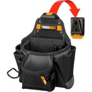 [아마존베스트]ToughBuilt - Contractor Tool Pouch - Multi-Pocket Organizer, Heavy Duty, Deluxe Premium Quality, Durable - 23 Pockets, Hammer Loop (Patented ClipTech Hub & Work Belts) - (TB-CT-01)