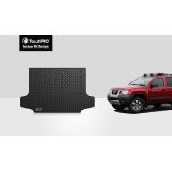ToughPRO Cargo/Trunk Mat Compatible with Nissan Xterra - All Weather - Heavy Duty - (Made in USA) - Black Rubber - 2008, 2009, 2010, 2011, 2012, 2013, 2014, 2015