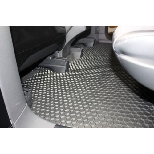  ToughPRO Tesla Model X Floor Mats Set and Trunk Mats Set - All Weather - Heavy Duty - Black Rubber - 5 Seater Only - 2016-2017-2018-2019
