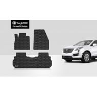 ToughPRO Cadillac XT5 Floor Mats - All Weather- Heavy Duty - Black Rubber - 2017-2018-2019