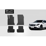 ToughPRO Mercedes-Benz GLA180 GLA200 GLA250 GLA45 AMG Floor Mats Set - All Weather - Heavy Duty - Black Rubber - (2014-2019)