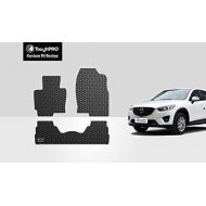 ToughPRO Mazda CX5 Floor Mats Set - All Weather - Heavy Duty -Black Rubber - (2013-2015)