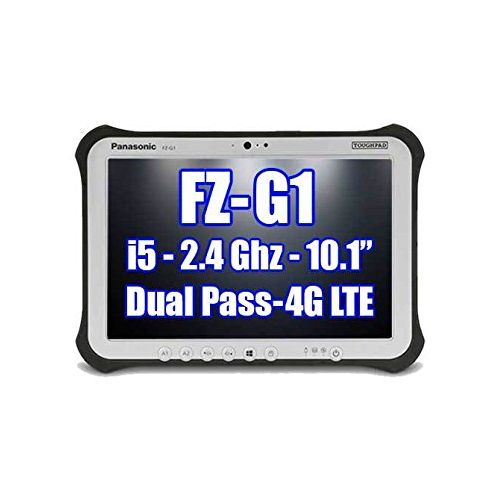  Toughbook PANASONIC TOUGHPAD FZ-G1 FZ-G1P2636VM i5 2.4GHz, 4G LTE, 8MP Cam, 256GB SSD. 8GB Ram, Windows 10 Pro