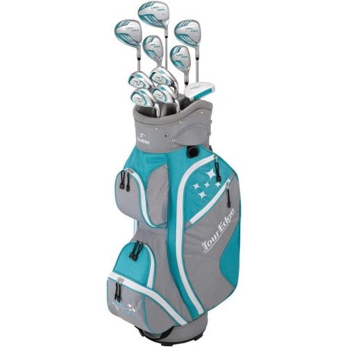  Tour Edge 2020 Lady Edge Full Set Turquoise Grey White Plus