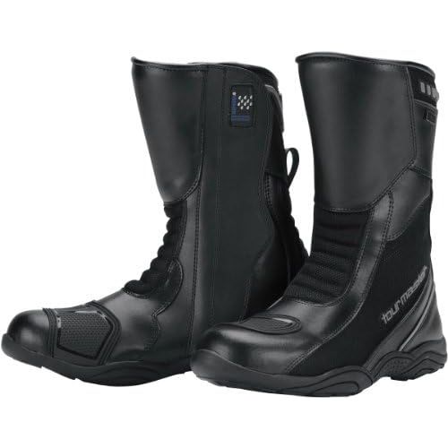  Tourmaster Tour Master Solution WP Air Road Mens Leather Sports Bike Motorcycle Boots - Black  Size 9