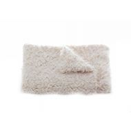 Tourance Lambs Wool Crib Blanket, Ivory, 30 x 30