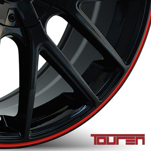  Touren TR60 3260 BLACK Wheel (18 x 8. inches /5 x 115 mm, 20 mm Offset)