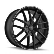 Touren TR60 3260 Matte Black Wheel with Machined Ring (18x8/5x127mm)