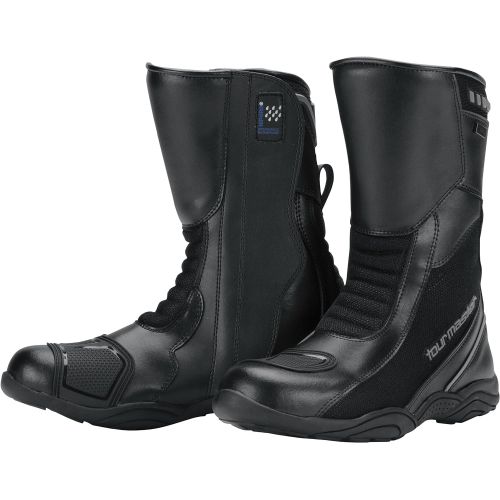  Tourmaster Tour Master Solution WP Air Road Womens Leather Street Racing Motorcycle Boots - Black  Size 7