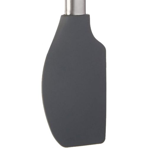  Tovolo Flex-Core Silicone Spatula with Stainless Steel Handle (Charcoal) - Kitchen Utensil & Gadget Essential for Baking, Cooking, Grilling, Apartment, & New Home / BPA-Free & Dishwasher-Safe