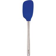 Tovolo Flex-Core Stainless Steel Handled Spoonula Spatula Spoon, Ergonomic Grip, Dishwasher Safe, Stratus Blue