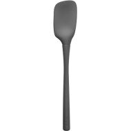 Tovolo Flex-Core All Silicone Spatula, Tapered Edge, Ergonomic Handle, Heat Resistant, Charcoal