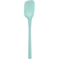 Tovolo Flex-Core Light Aqua All Silicone Spatula, Heat-Resistant & BPA-Free Silicone Spatula Head, Safe for Cast Iron & Non-Stick Cookware, Dishwasher-Safe, Silicone Spatula