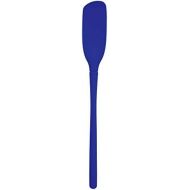 Tovolo Flex-Core Flexible Edge Blender Extra-Long Handle Angled Head Reaches Below Blades, Silicone Spatula for Smoothies & Blended Cocktails, 1 EA, Stratus Blue