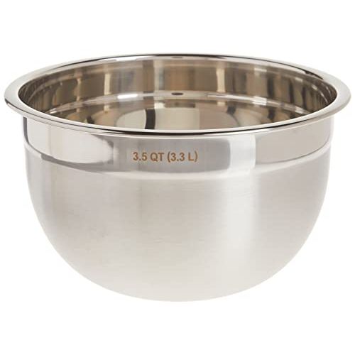  Tovolo 80-15350 Stainless Steel Deep Mixing, Easy Pour With Rounded Lip, Kitchen Metal Bowls for Baking & Marinating, Dishwasher-Safe, 3-1/2-Quart: Kitchen & Dining