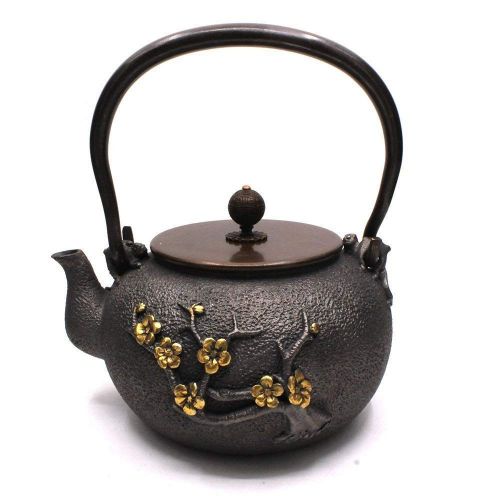  Towa TOWA Workshop Japanese Tetsubin Tea Kettle Cast Iron Teapot pots for stove top (MHT/1300ML)