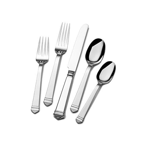  Towle 45-Piece Colonnade Stainless Steel Flatware Set, Set of 8