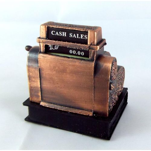  Town Square Miniatures Dollhouse Miniature Cash Register, Antique