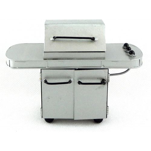  Town Square Miniatures Dollhouse Miniature Gas Grill